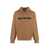 Burberry BURBERRY KNITTED HOODIE CAMEL