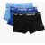 Nike Solid Color 3 Pairs Of Boxer Set With Logoed Elastic Band Blue