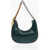 Stella McCartney Faux Leather Shoulder Bag With Chain Detailing Green