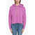 forte_forte Knitted Cool Pop Star Hoodie Pink