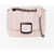 Longchamp Quilted Leather Shoulder Bag With Chain Pink