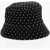 RUSLAN BAGINSKIY Wool Bucket Hat With Rhinestone Embellishment Black