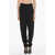 Isabel Marant High Waisted Pants With Allover Print Black