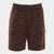 Moschino Moschino Brown And Black Cotton Shorts BROWN