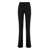 Pinko Pinko Hulka Flared Viscose Trousers Black