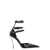 Versace VERSACE LEATHER POINTY-TOE PUMPS BLACK