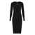 Pinko Pinko Leone Knitted Dress Black