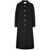 Tory Burch Tory Burch Single-Breasted Wool Coat Black