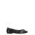 Tory Burch TORY BURCH LEATHER BALLET FLATS WITH LOGO BLACK