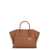 Michael Kors Michael Kors Avril Leather Handbag BROWN