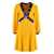 PUCCI Pucci Mini Dress With Flame Inserts YELLOW