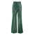 Gucci GUCCI FLARED TROUSERS GREEN