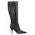 Balenciaga Balenciaga Cagole Leather Pointy-Toe Boots Black