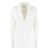 Bottega Veneta Bottega Veneta Single-Breasted Cotton Blazer WHITE