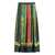 Gucci Gucci Printed Pleated Skirt GREEN