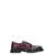 Doucal's DOUCAL'S ELEN LEATHER MONK-STRAP RED-PURPLE OR GRAPE