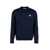 MAISON KITSUNÉ Maison Kitsuné Crew-Neck Wool Sweater BLUE