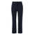 FRAME FRAME COTTON CROPPED TROUSERS BLUE