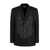 Off-White OFF-WHITE WOOL BLEND DOUBLE-BREASTED JACKET BLACK
