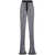 Prada PRADA semi-sheer flared trousers NERO