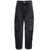 Isabel Marant 'Elore' Black High-Waisted Wide Jeans with Patch Pockets in Cotton Denim Woman GREY
