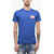 DSQUARED2 Plain T-Shirt With D2 Print Blue