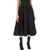 Alexander McQueen Circular Skirt In Polyfaille BLACK