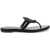 Tory Burch Pavé Leather Thong Sandals PERFECT BLACK