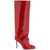 THE ATTICO Sienna Tube Boots RED