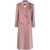 Alberta Ferretti Alberta Ferretti Double-Breasted Long Coat In Virgin Wool And Cashmere PINK