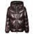 Woolrich The WOOLRICH short down jacket CFWWOU0927FRUT3085 700 DARK BROWN Dark Brown