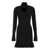 Pinko Pinko Knitted Turtleneck Dress Black