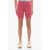 SPORTY & RICH Stretch Cotton Shorts With Elastic Waistband Pink