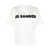 Jil Sander JIL SANDER CREW NECK SHORT SLEEVE BOXY T-SHIRT WITH PRINTED LOGO CLOTHING WHITE