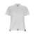 Thom Browne White Short Sleeve And Front Buttoning Polo In Cotton Woman WHITE