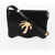 Palm Angels Leather Shoulder Bag With Golden Logo Black