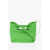 Alexander McQueen Solid Color Leather Handbag With Removable Shoulder Strap Green