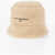 Stella McCartney Solid Color Reversible Bucket Hat Beige