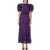 ROTATE Birger Christensen Rotate Birger Christensen Sequins Puff Sleeve Dress PURPLE MAGIC