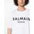 Balmain Balmain Cotton T-Shirt With Front Printed Logo BLACK