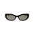 Saint Laurent Saint Laurent Eyewear Sunglasses 005 BLACK BLACK GREY