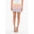 MATIMÌ Wool Aran Ruffled Mini Skirt Multicolor