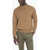 TEN C Turtle-Neck Wool Sweater With Breast Pocket Brown