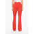 DAVID KOMA Wool High Waist Palazzo Pants Red