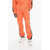 Heron Preston Side Logoed Band Cotton Blend Track Sweatpants Orange