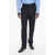 Thom Browne Wool Twill Pants With Golden Details Blue