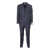 LUIGI BIANCHI Single-breasted suit Blue