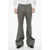 Gucci Distrct Check Bootcut Pants With Extra-Long Design Gray