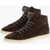 CORNELIANI Id High-Top Suede Sneakers With Rubber Sole Brown