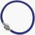 Alexander McQueen Rubber Bracelet With Magnetic Closure Blue